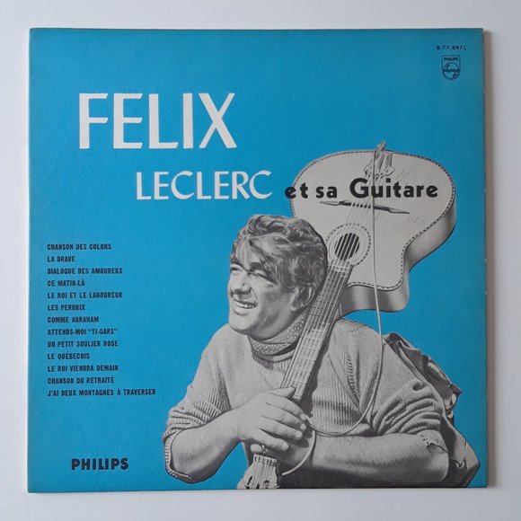 Felix Leclerc. Et sa guitare. 1958 - Picture 1 of 4